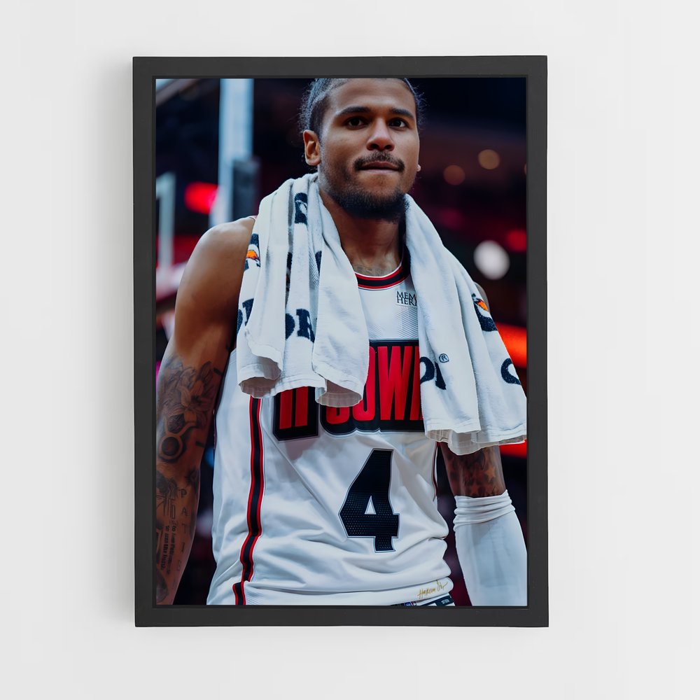 Poster Post-Game Vibes – affiche Basketball (vue 2)